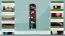 Regal - 40 cm breit, Kiefer Holz-Massiv, Farbe: Nuss