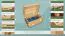 Truhe Kiefer massiv Vollholz natur 004 – Abmessung 47 x 43 x 67 cm (H x B x T)