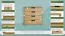 Kommode Kiefer massiv Vollholz natur 003 - Abmessung 100 x 80 x 42 cm (H x B x T)
