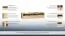 TV-Unterschrank Jussara 07, Farbe: Hellbraun, Eiche teilmassiv – 40 x 178 x 50 cm (H x B x T)