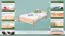 Kinderbett / Jugendbett Buche massiv Vollholz natur 117, inkl. Lattenrost - 140 x 200 cm (B x L)