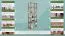 Regal Kiefer massiv Vollholz Erlefarben Junco 54B - 200 x 70 x 30 cm (H x B x T)