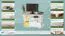 TV-Lowboard Massivholz Farbe: Weiß 60x96x48 cm