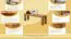 Hockerbank Buche Massivholz