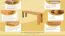 Bank Wooden Nature 133 Kernbuche massiv - 140 x 33 cm (L x B)