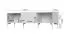 TV-Unterschrank Asau 06, Farbe: Kaschmir / Eiche dunkel - Abmessungen: 56 x 176 x 47 cm (H x B x T)
