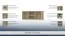 Wandregal 32, Farbe: Buche - 37 x 94 x 25 cm (H x B x T)