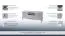 TV-Unterschrank Bignona 14, Farbe: Kiefer weiß - 60 x 144 x 47 cm (H x B x T)