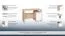 Schreibtisch Palpala 11, Farbe: Eiche Sonoma / Weiß - 75 x 115 x 56 cm (H x B x T)
