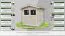 Gartenhaus 2,4 x 2,4 Meter (inkl. Dach) | Naturbelassen | Satteldach Abbildung
