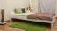 Bett 140 x 200 cm Kiefer Weiß Abbildung
