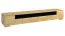 TV-Element teilmassiv Farbe: Eiche / Schwarz 38x242x50 cm Abbildung