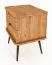 Nachtkommode Rolleston 05 Kernbuche massiv geölt - Abmessungen: 57 x 50 x 41 cm (H x B x T)