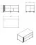 Rollender Couchtisch / Kaffeetisch Venac 01, Farbe: Eiche Artisan / Kaschmir, ABS, MDF, Maße: 46 x 101 x 54,5 cm, eine Ablagefläche, praktisch und stylisch