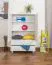 Dielenschrank Kiefer, Farbe: Weiß 139x90x42 cm