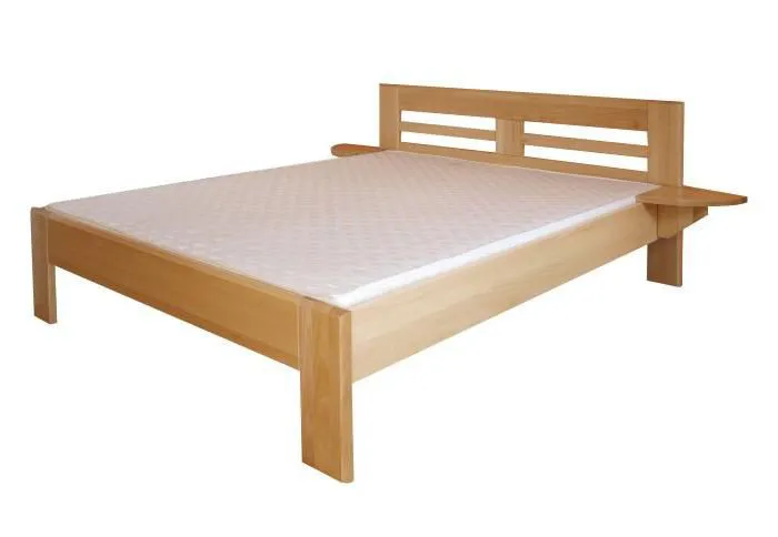 Holzbett Buche 160 x 200 cm Natur Abbildung