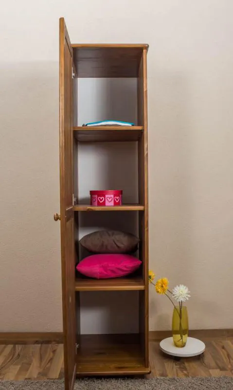 Massivholz-Schrank, Farbe: Eiche 190x47x60 cm Abbildung