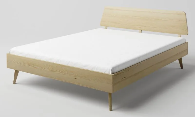 Doppelbett Kiefer massiv natur Aurornis 81 - Liegefläche: 180 x 200 cm (B x L)