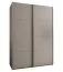Kleiderschrank / Schiebetürenschrank | 11 Fächer | 2 Kleiderstangen | 245,5 x 170 x 64 cm | 2 Schiebetüren | ABS-Kanten | Farbe: Kaschmir | Soft-Close