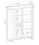 Kommode | 132 x 103 x 39 cm | Holzoptik | reichlich Platz | Vytgarth 04 | Eiche | 2 Türen | 8 Fächer | Einfarbig | Highboard | griffloses Design