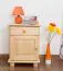 Nachtkommode Natur 55x42x35 (HxBxT) Kiefer massiv, 1 Schublade(n) Abbildung