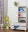 Dielenschrank Kiefer, Farbe: Weiß 139x90x42 cm Abbildung