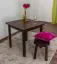 Esszimmertisch Esstisch 75x75 cm, Farbe: Nuss Abbildung