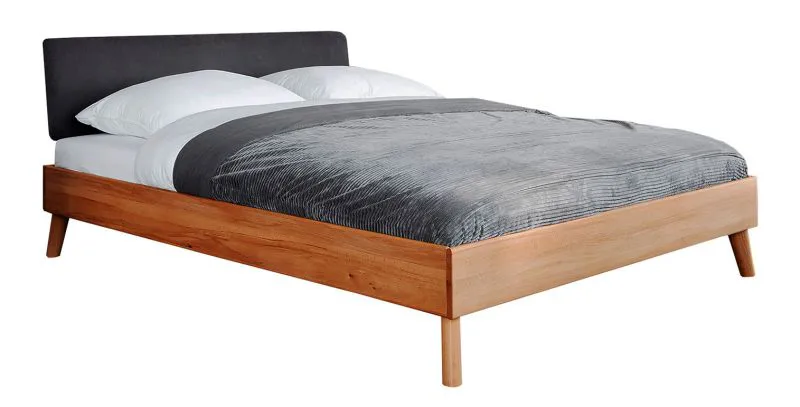 Buche-Bett massiv | 200 x 200 cm | Kernbuche | Geölt |  Abbildung