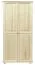 Kleiderschrank Natur 195x92x59 cm Abbildung