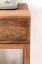 Telefontisch / Beistelltisch aus Sheesham Massivholz, Farbe: Sheesham - Abmessungen: 90 x 35 x 35 cm (H x B x T), mit Schublade und Ablagefach