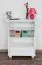 TV-Unterschrank Kiefer massiv Vollholz weiß lackiert Junco 209 - 79 x 67 x 42 cm (H x B x T)