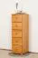 Kommode Kiefer massiv Vollholz Erlefarben Junco 142 – Abmessung: 123 x 40 x 42 cm (H x B x T)