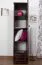 Massivholz-Schrank, Farbe: Nuss 190x47x60 cm Abbildung