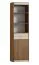 Schrank Pasuruan 04, Farbe: Nuss / Ahorn - Abmessungen: 195 x 54 x 37 cm (H x B x T)