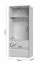 Kleiderschrank mit Spiegel Papauta 02, Farbe: Kaschmir / Eiche dunkel - Abmessungen: 226 x 97 x 60 cm (H x B x T)