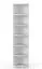 Bücherregal - 37 cm breit, Farbe: Weiß Abbildung