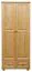 Garderobenschrank Massivholz, Farbe: Natur 190x90x60 cm Abbildung