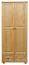 Schlafzimmerschrank, Farbe: Natur 190x90x60 cm Abbildung