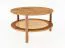 Couchtisch Wellsford 50 Wildeiche massiv geölt - Abmessungen: 60 x 60 x 35 cm (B x T x H)