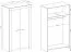 Schrank mit Kleiderstange Totnes 17, Farbe: Eiche Riviera - Abmessungen: 197 x 110 x 54 cm (H x B x T)