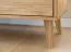 Schrank Minnu 08 aus Wildeiche massiv, 180 x 90 x 60 cm, geölte Oberfläche, 2 Schubladen mit Soft-Close, 2 Türen mit Push-to-open, inkl. 1 Kleiderstange