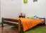 Bett 160 x 200 cm Kiefer Nuss mit Lattenrost