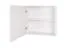 Schlichte Wohnwand Balestrand 225, Farbe: Weiß - Abmessungen: 150 x 250 x 40 cm (H x B x T), mit LED-Beleuchtung