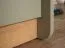 Moderner Kleiderschrank Sampont 01, Mintgrün / Eiche dunkel, 195 x 145 x 52 cm, mit 12 Fächern und 1 Kleiderstange, ABS-Kanten, robust und langlebig