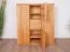 Hohe Kommode Kapiti 21 mit Soft Close System, ausgezeichnete Qualität, Kernbuche Massivholz geölt, Maße: 129 x 111 x 45 cm, vier Türen, eine Schublade
