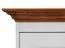 156 cm breiter Kleiderschrank mit 3 Türen | Farbe: Eiche / Weiß Abbildung