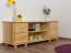 TV-Lowboard Landhausstil Massivholz Farbe: Natur 55x156x47 cm Abbildung