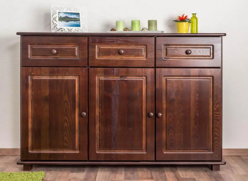 Sideboard, Kommode - Farbe: Nuss, Breite: 150 cm Abbildung