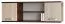 Hängeschrank Cikupa 09, Farbe: Nuss / Ulme - Abmessungen: 37 x 120 x 30 cm (H x B x T)