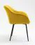 Stuhl Maridi 251, Farbe: Gelb - Abmessungen: 81 x 57 x 61 cm (H x B x T)